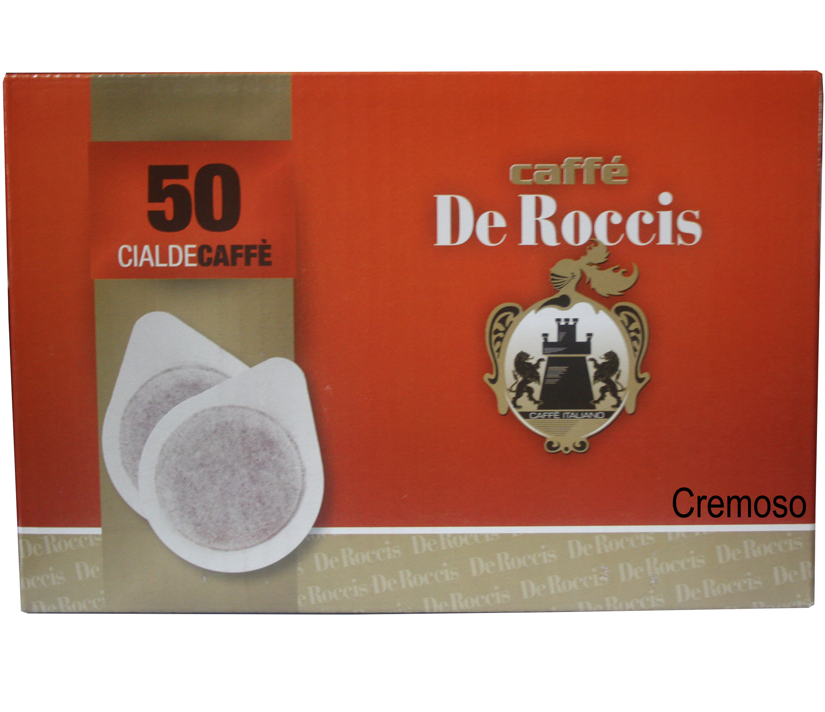 Caffe' De Roccis Espresso Pods x50 - Cremoso