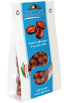 Cappuccino x125gr - Milk Chocolate covered coffee beans
