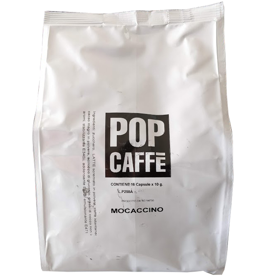 Pop Caffe' e-gusto Mocaccino x16 - Chocolate flavoured coffee