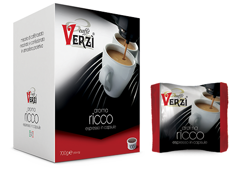 Verzi Caffe' Ricco (Cremoso) x100 - Point capsules