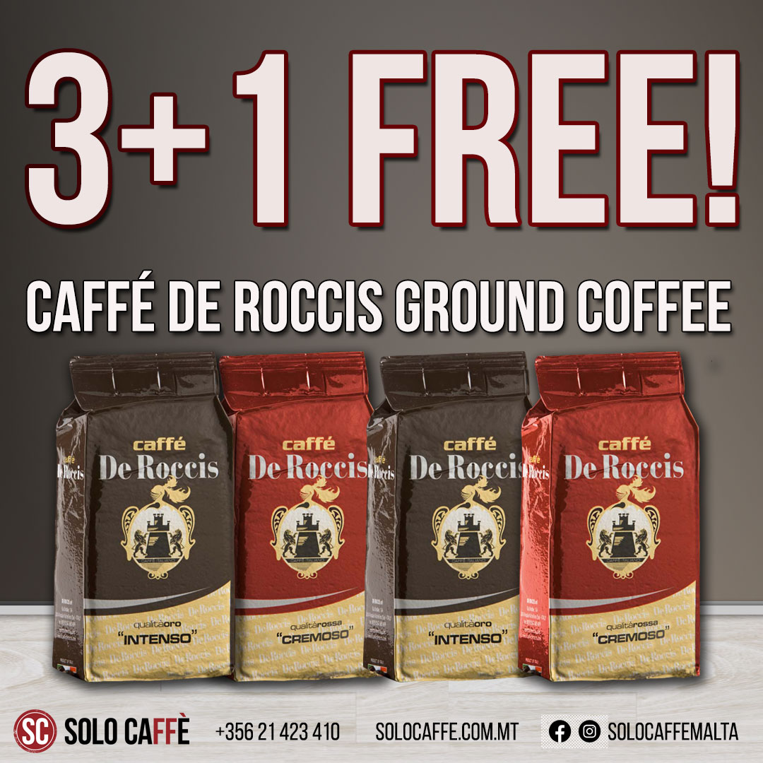 Caffé De Roccis Ground Coffee PROMO. 3 + 1 FREE! Let us know your preferred blends in the 'notes' section.