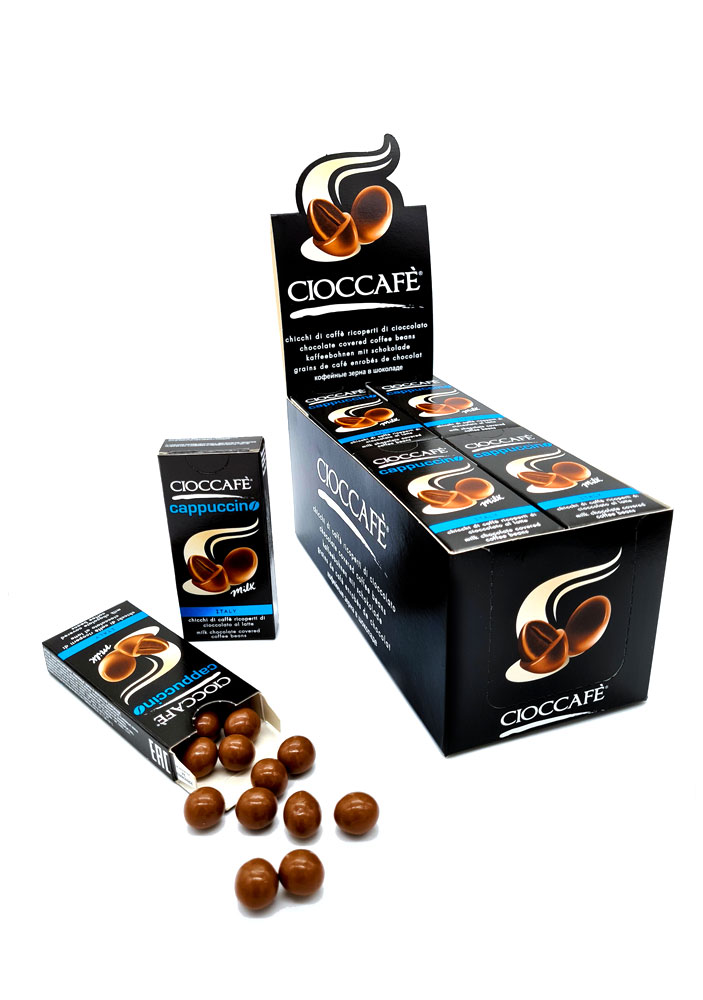 Milk Chocolate covered coffee beans x25gr