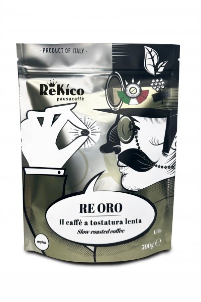 Rekico Pausa Caffe' RE ORO Ground Coffee 500gr